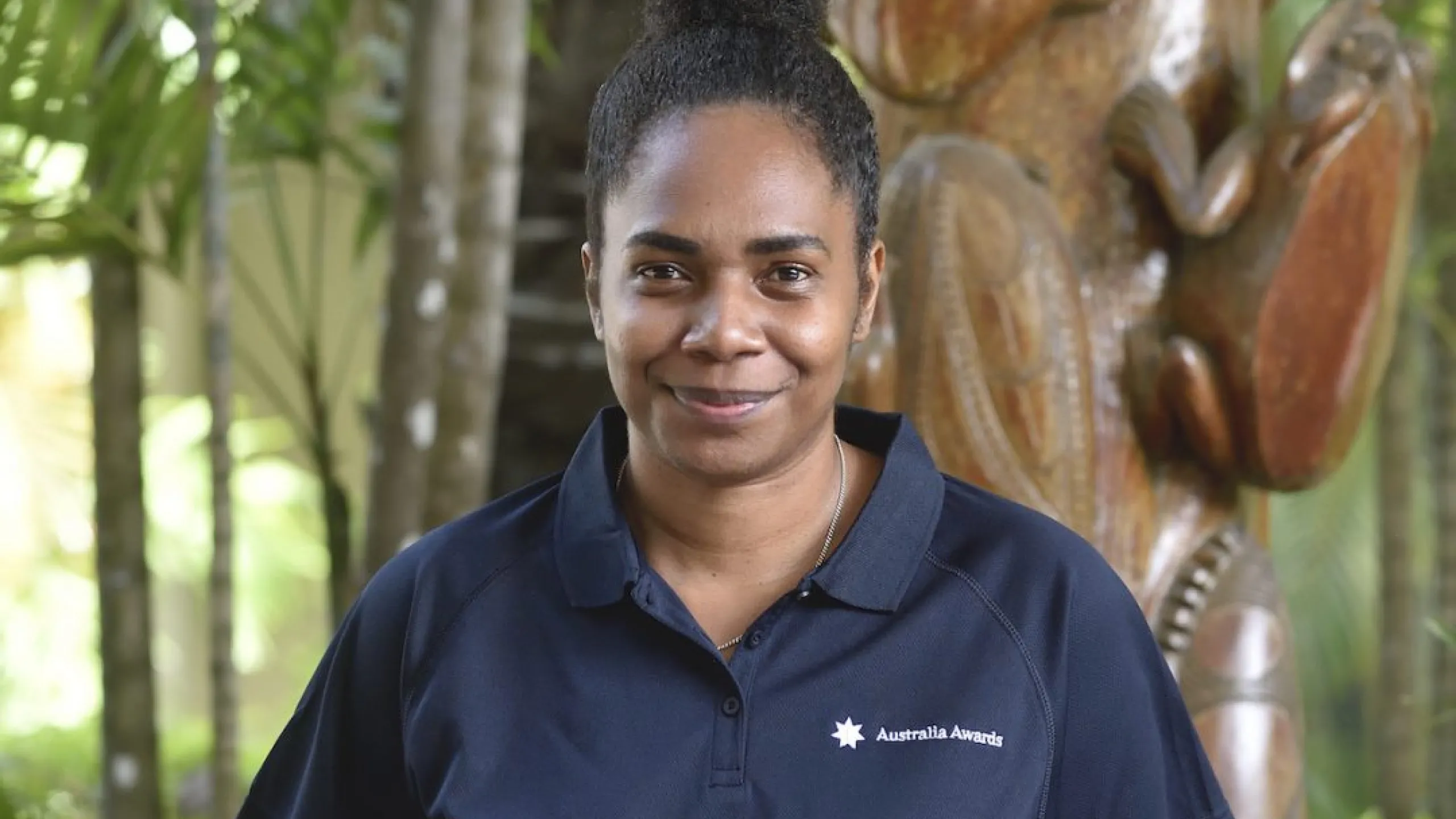 Australia Awards Scholarship awardee Amanda Tevlone