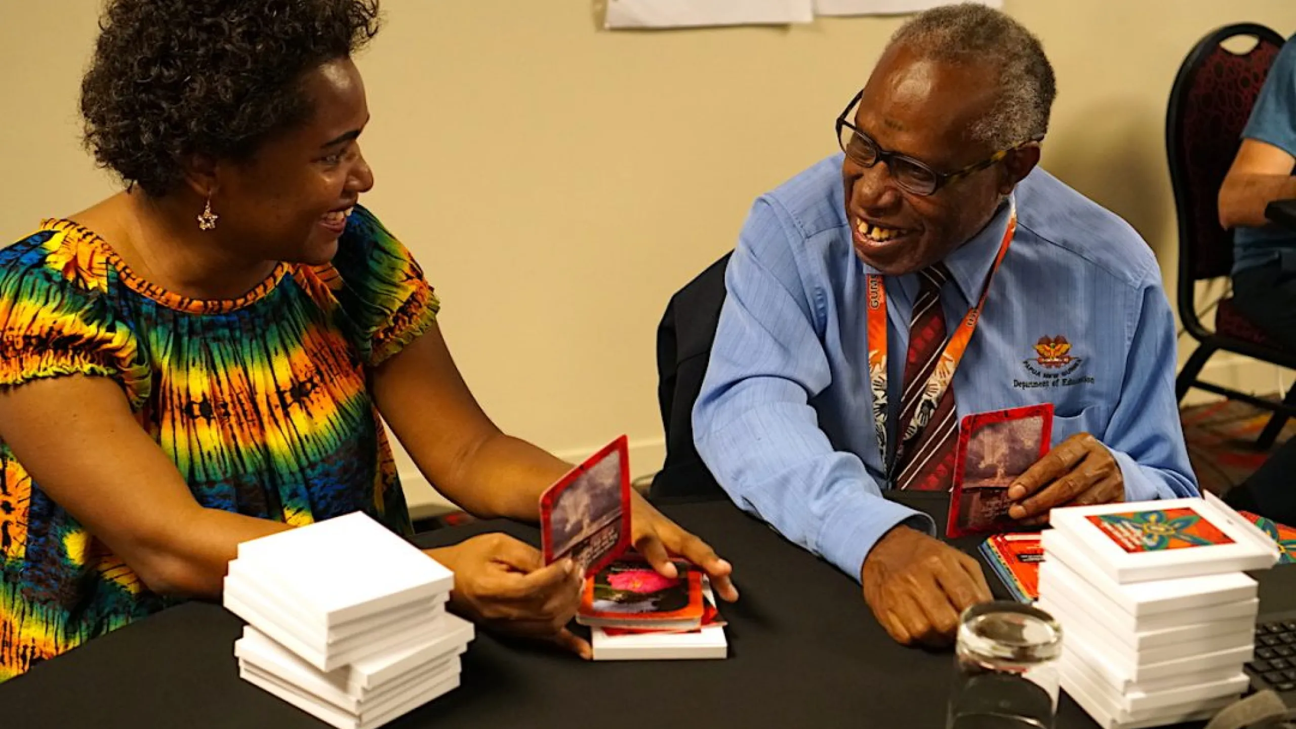 Philip Soon and counselling course mate