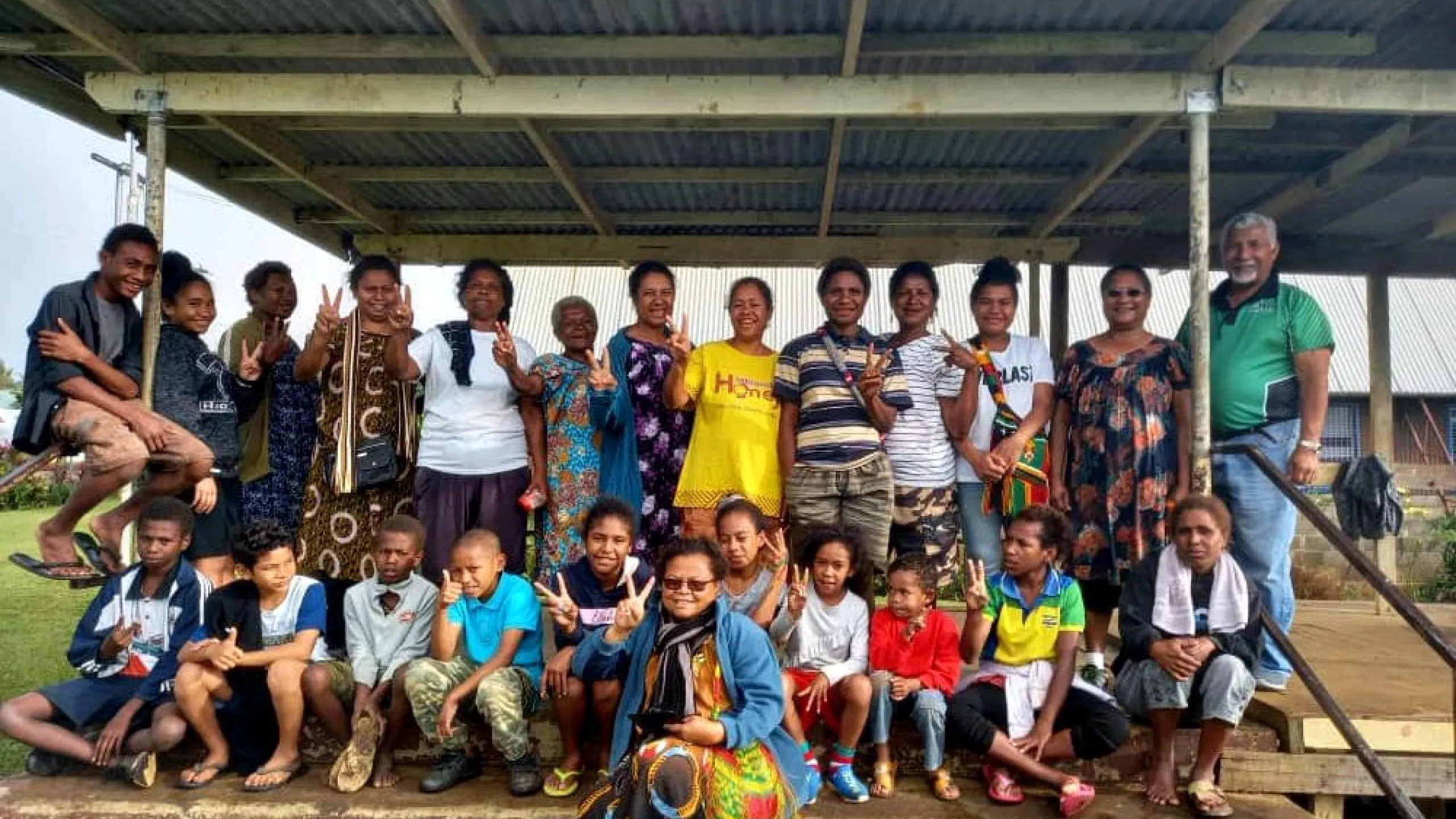 Group photo women children