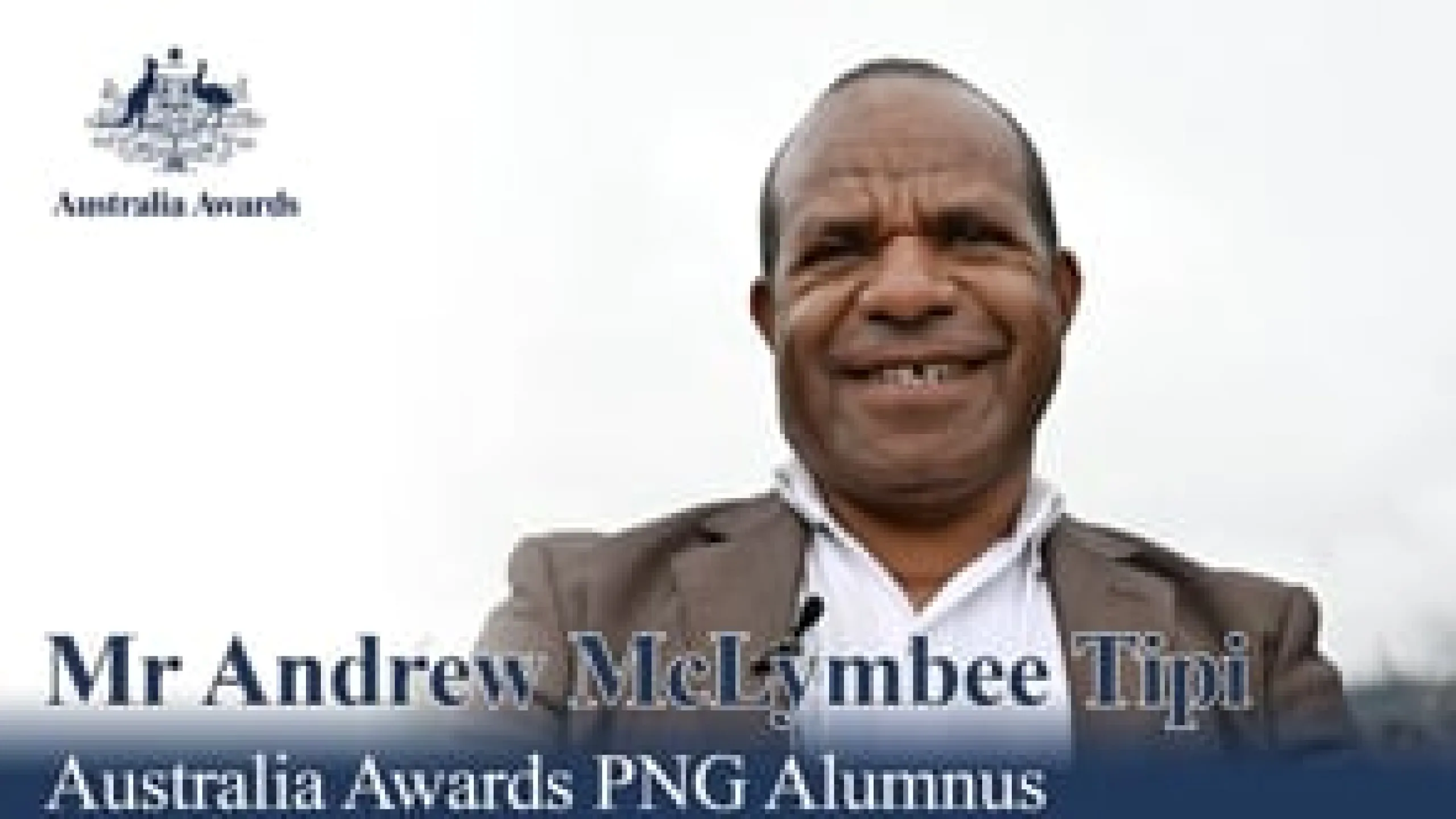 Preview image for the video "Andrew McLymbee Tipi - Australia Awards PNG Alumni Grant Project".