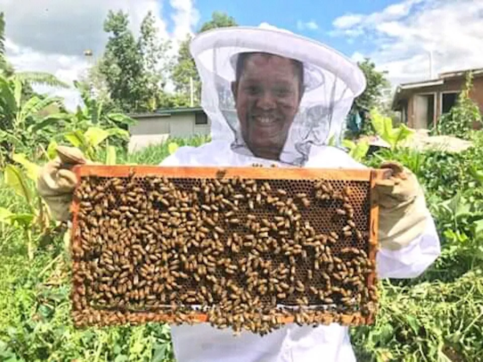 Henao-with-bees