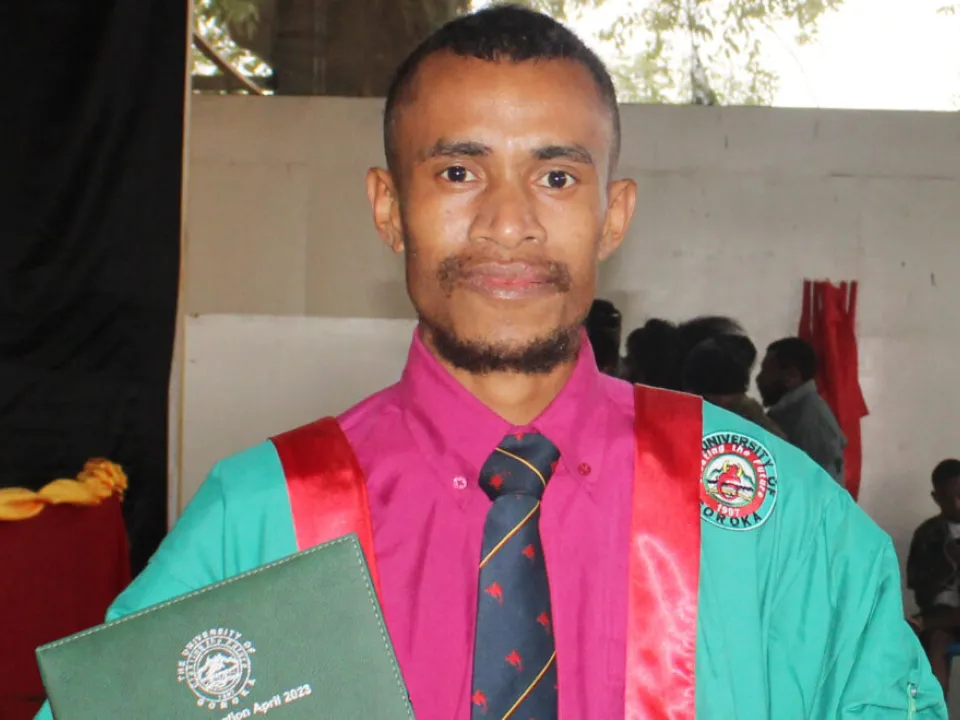 Nathan-Kabisawali-at-his-graduation-at-the-University-of-Goroka