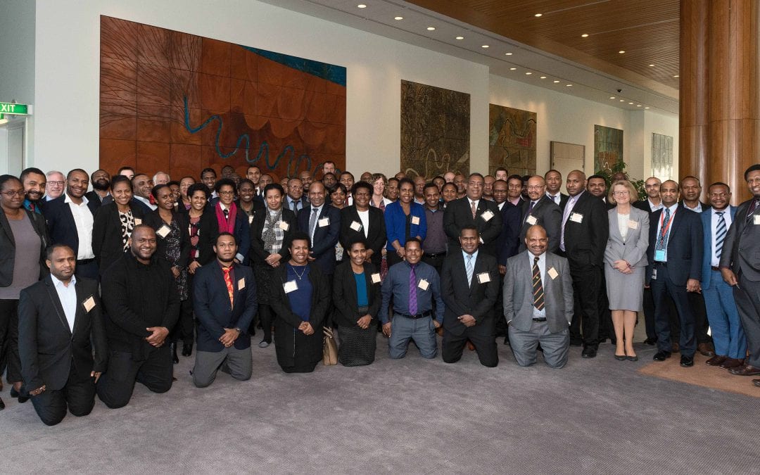 50 Australia Awards PNG APEC Fellowship Awardees at Parliament House